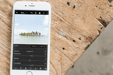 Editing photos in Lightroom Mobile