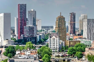 Skyline of Rotterdam