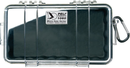 Peli 1060 Micro Clear Case (Transparent/Black)