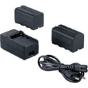 Falcon Eyes SP-CHG Battery Charger + 2 x Battery NP-F750 for DVR-240