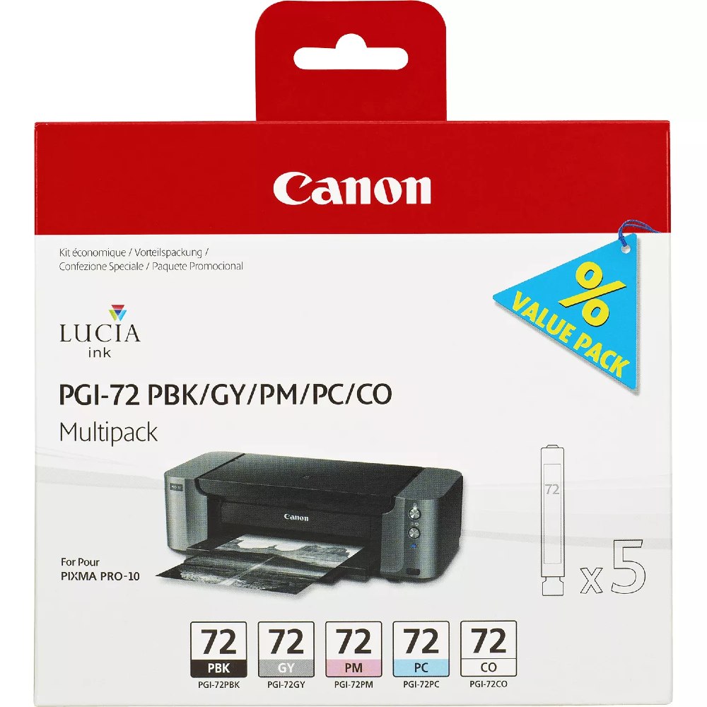 Canon PGI-72PBK/GY/PM/PC/CO multipack
