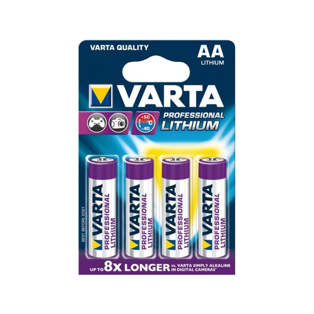 Varta Professional Lithium AA 4x
