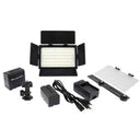Falcon Eyes LED lamp Set Dimmable DV-216VC-K2 on Battery