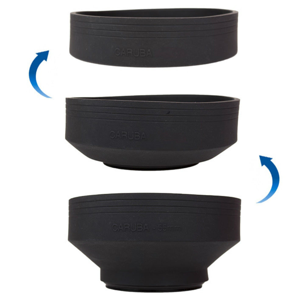 Caruba Rubber Sunshade 3in1 55mm