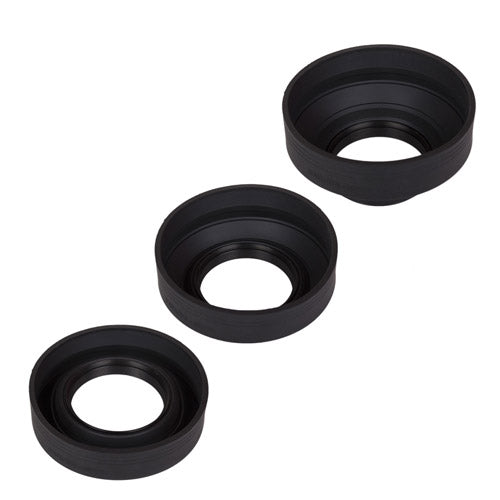 Caruba Rubber Sunshade 3in1 62mm
