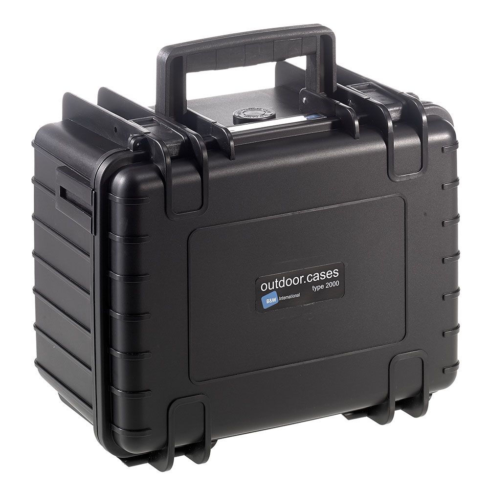 B&W Outdoor-Case Type 2000 Foam Black