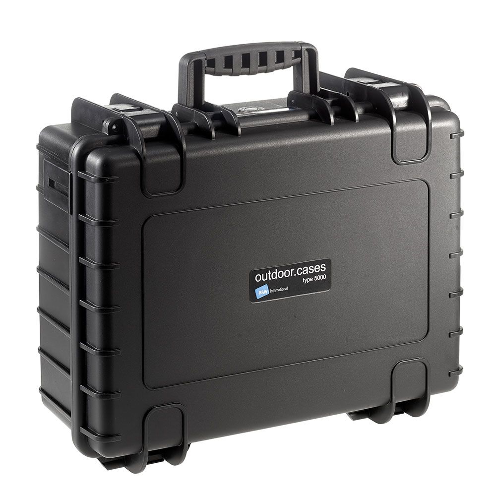 B&W Outdoor-Case Type 5000 Foam Black