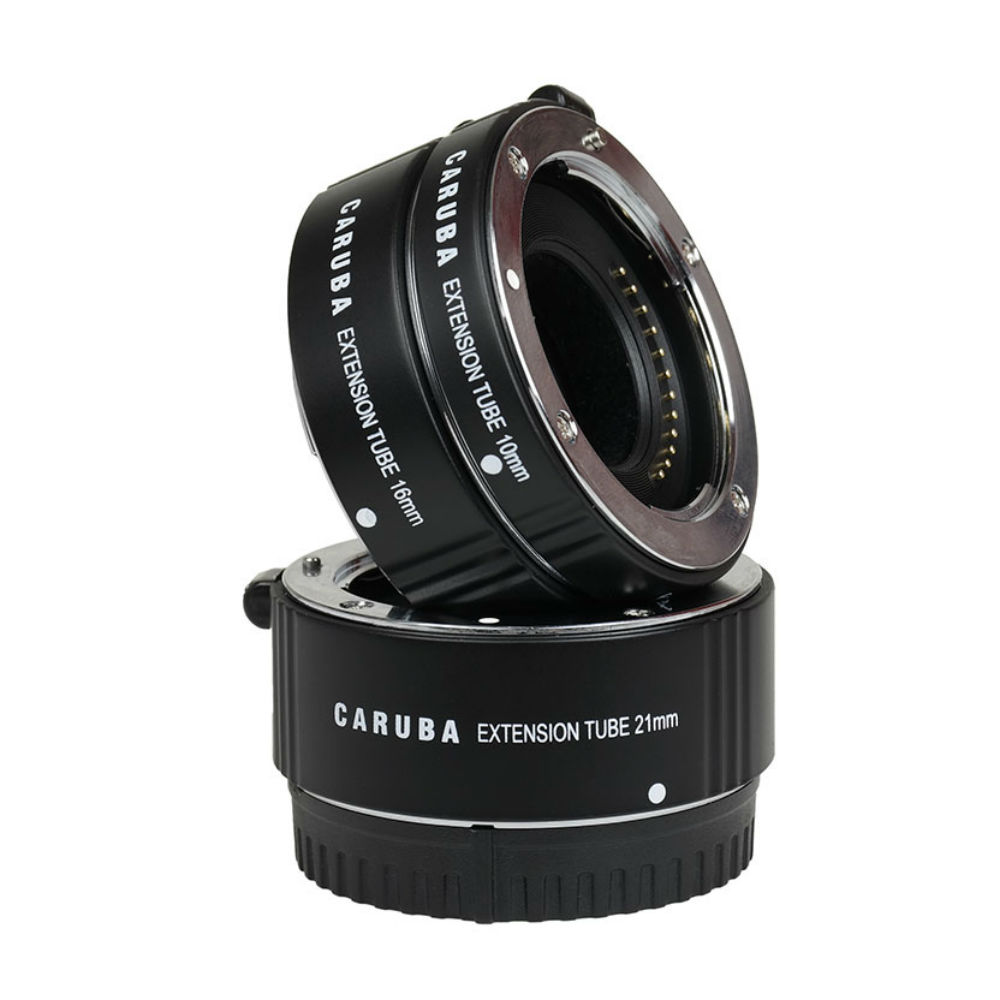 Caruba Extension tube set for Nikon 1 mirrorless camera with metal mount