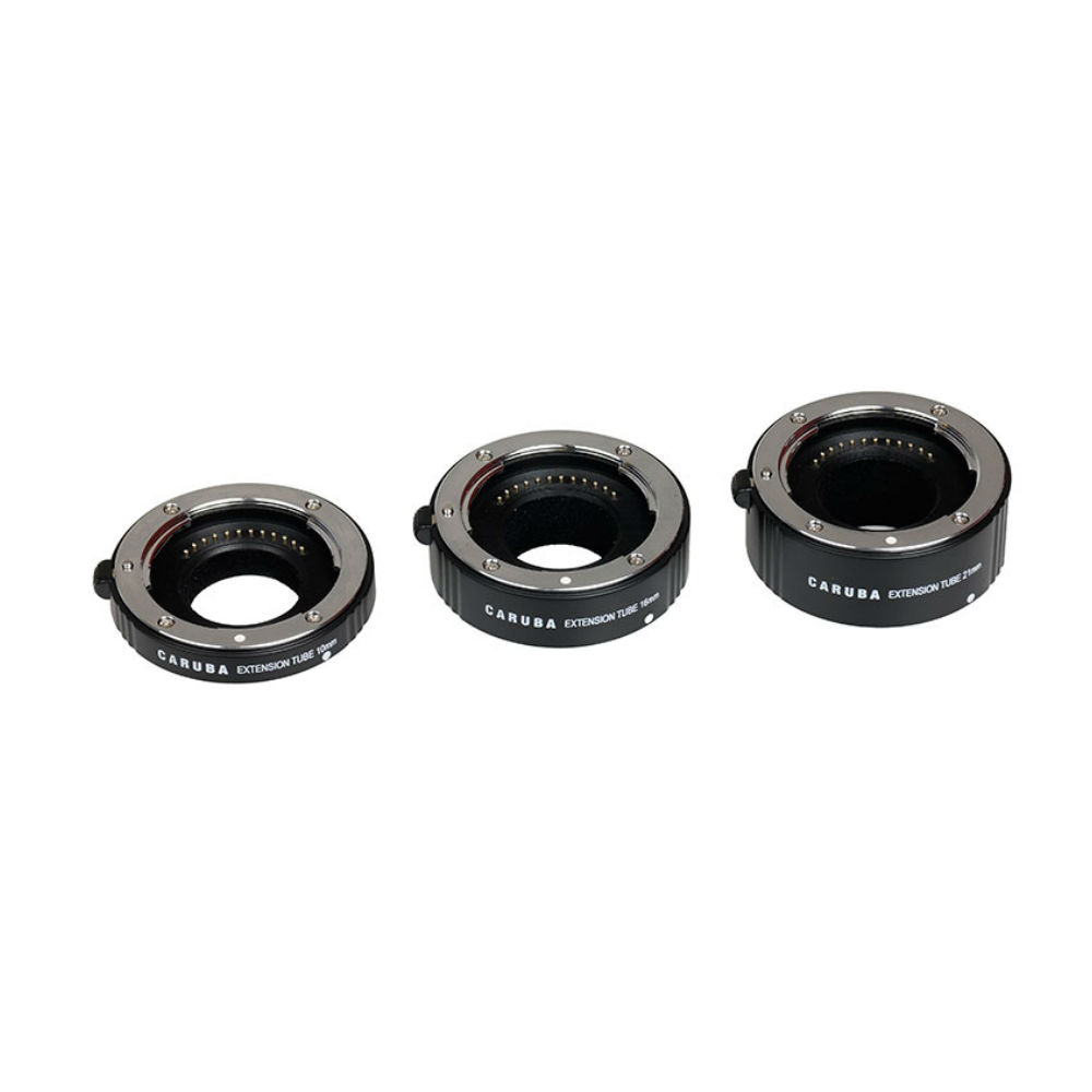 Caruba Extension tube set for Nikon 1 mirrorless camera with metal mount