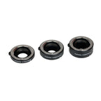 Caruba Extension tube set for Nikon 1 mirrorless camera with metal mount