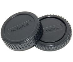 Caruba LB-OL1 Rear Lens Cap and Body Cap for Olympus