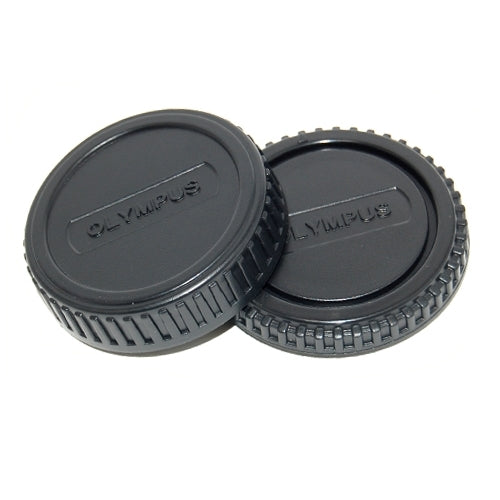 Caruba LB-OL1 Rear Lens Cap and Body Cap for Olympus