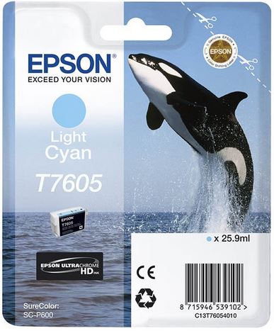 Epson T7605 Light Cyan High Capacity 25.9ml