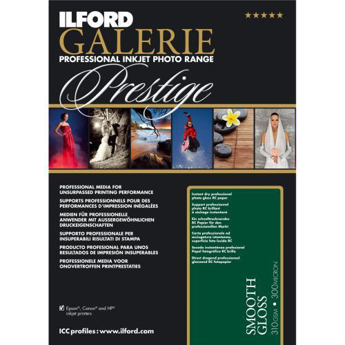 Ilford Prestige Smooth Gloss A4 25 sheets 310g