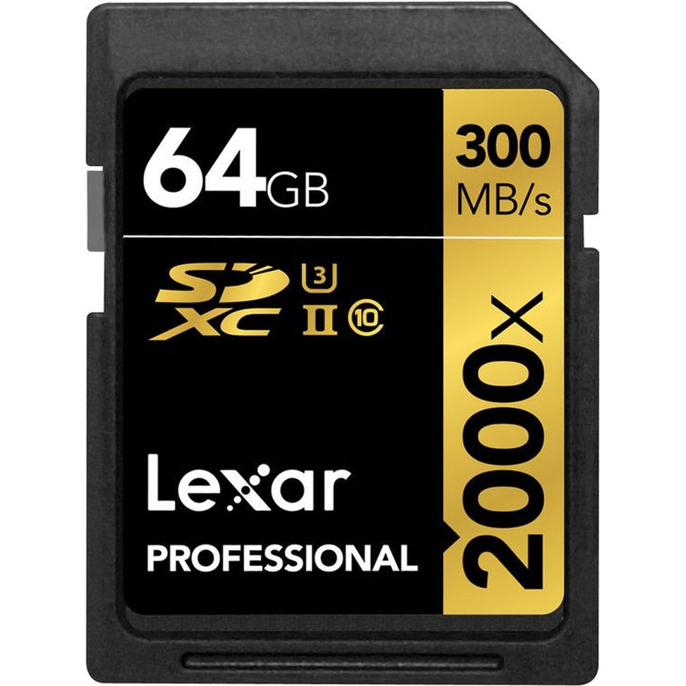Lexar SDXC Professional 64GB UHS-II 2000x