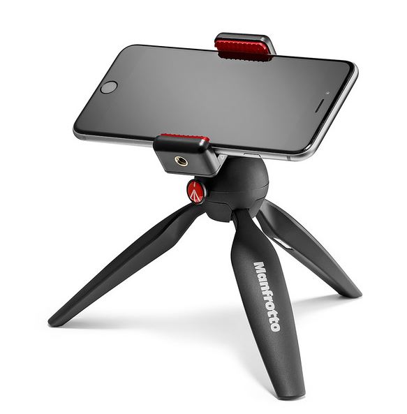 Manfrotto Mini Tripod + Phone Clamp