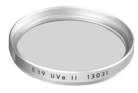 Leica 13031 Filter UVa II E 39 Silver