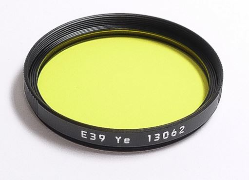 Leica 13062 Filter Yellow E 39 black