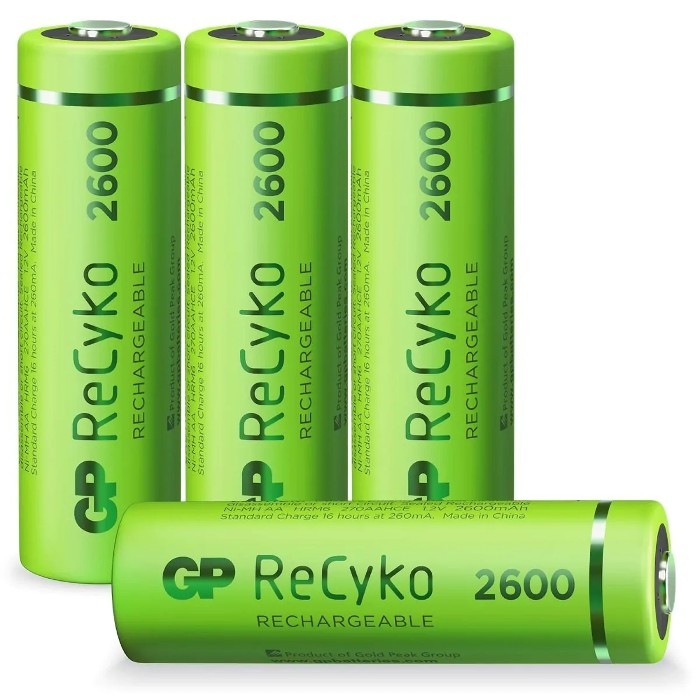 Gp Nimh Aa 2600/2700 Batteries 4 pieces