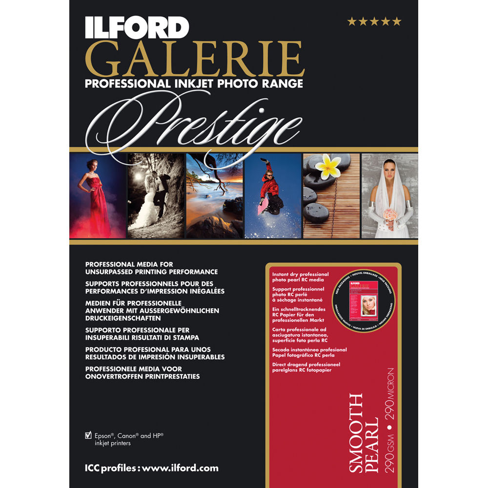 Ilford Prestige Smooth Pearl A2 25 sheets 310g