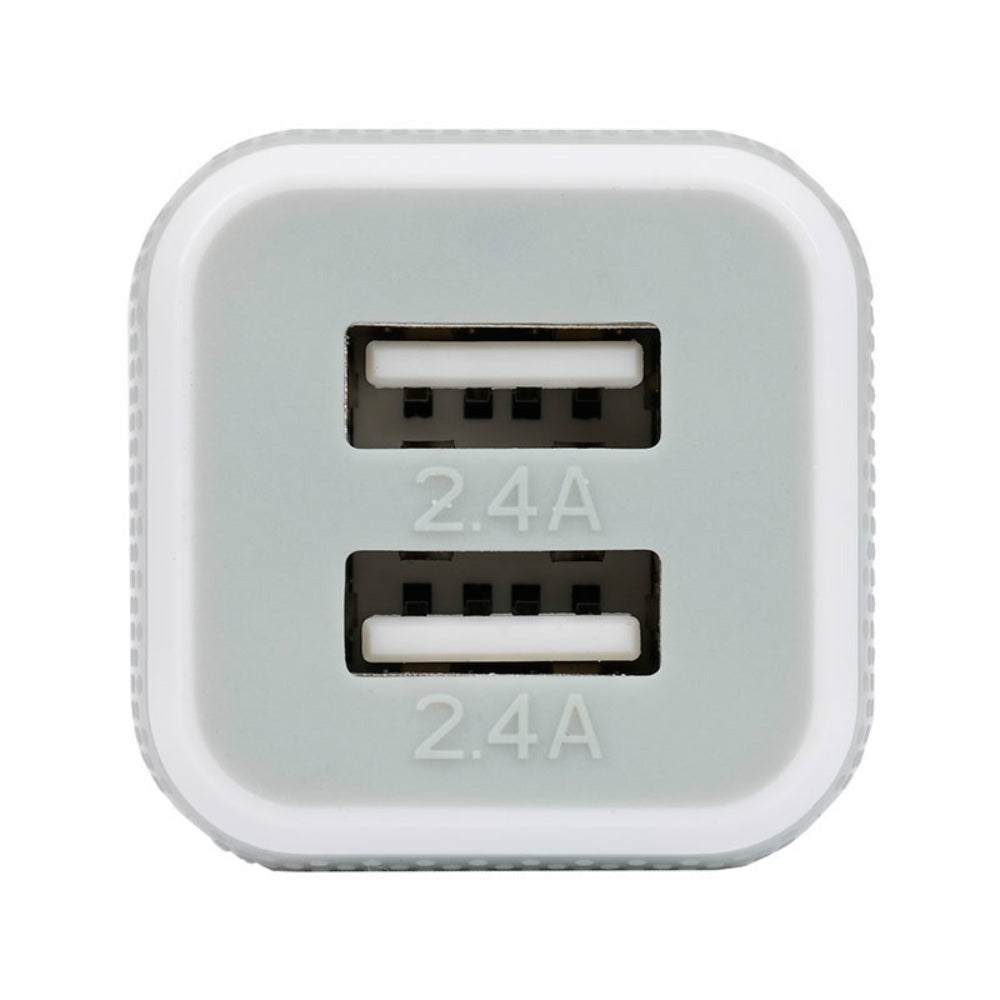 Caruba USB Dual Car Charger White