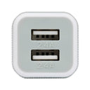 Caruba USB Dual Car Charger White