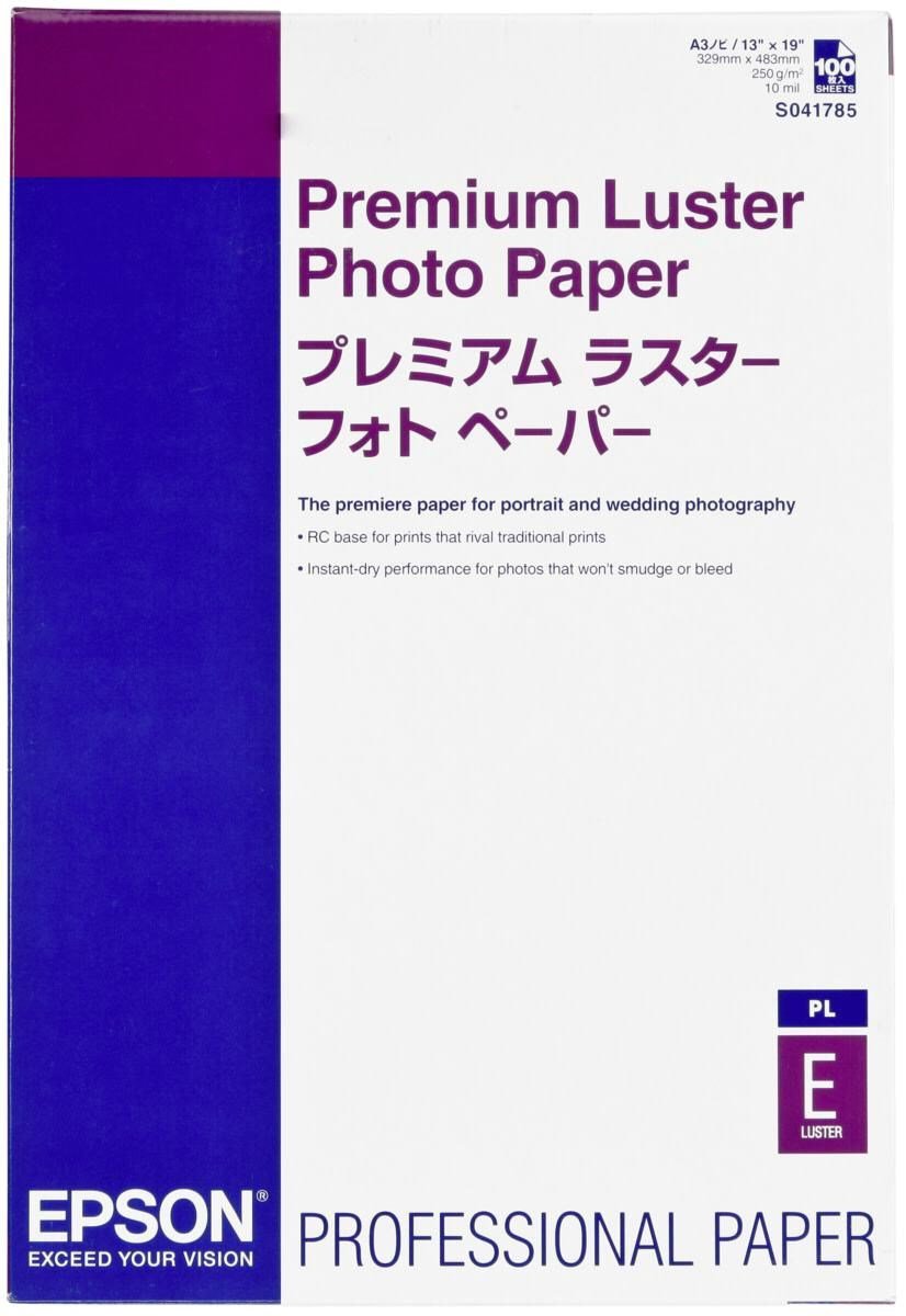 Epson S041785 Premium Luster Photo paper A3+ 260g 100 sheets