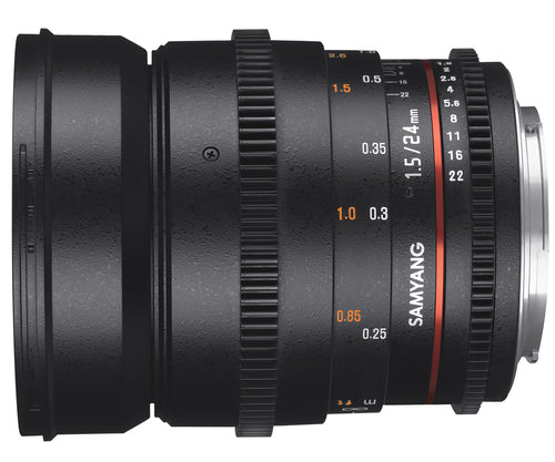 Samyang 24mm T1.5 VDSLR ED AS IF UMC II E-Mount