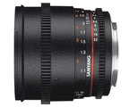Samyang 85mm T1.5 VDSLR AS IF UMC II E-Mount