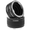 Caruba Extension tube set Type II Nikon Chrome