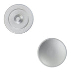 Caruba Soft Release Buttons Silver