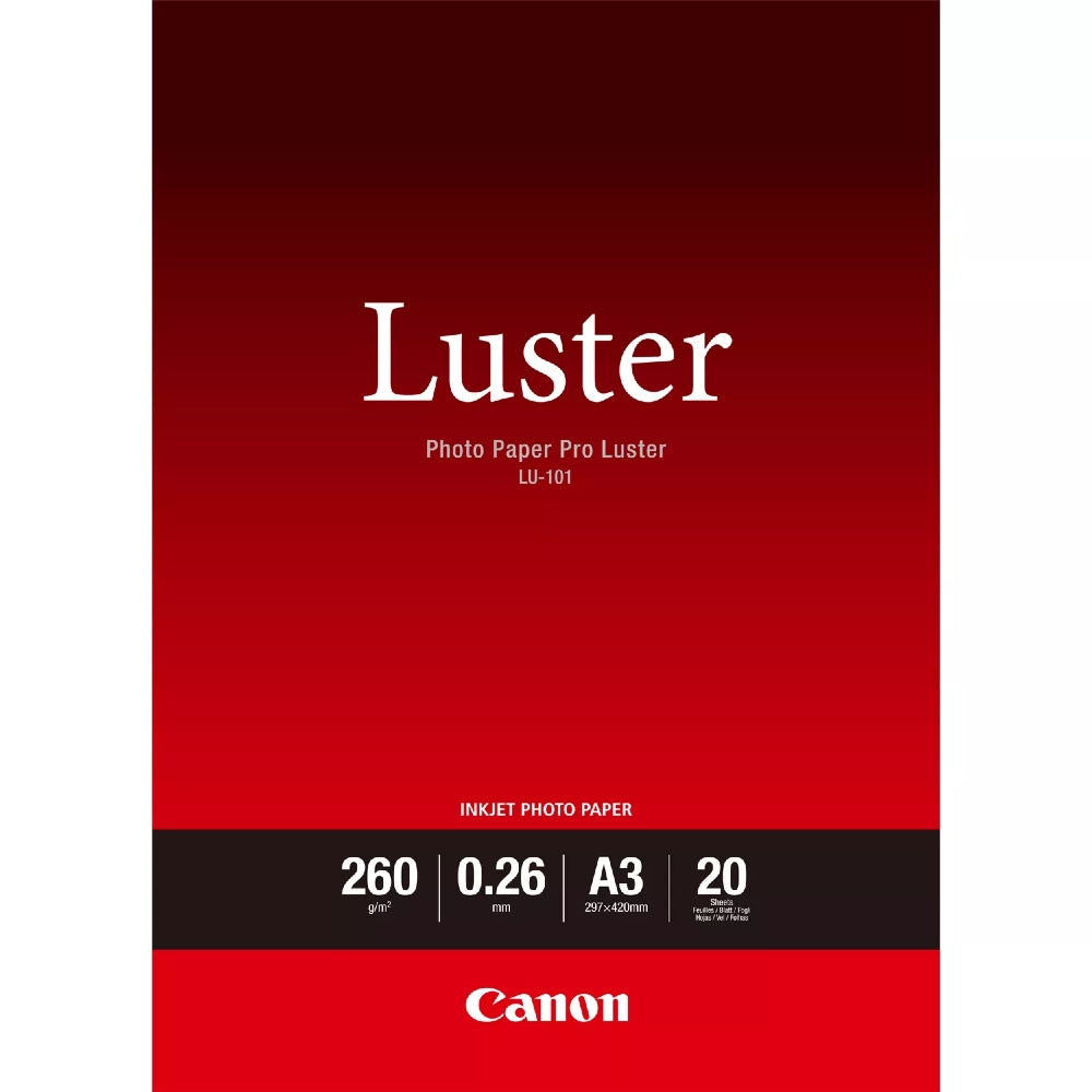 Canon Lustre LU-101 A3 20 Sheets