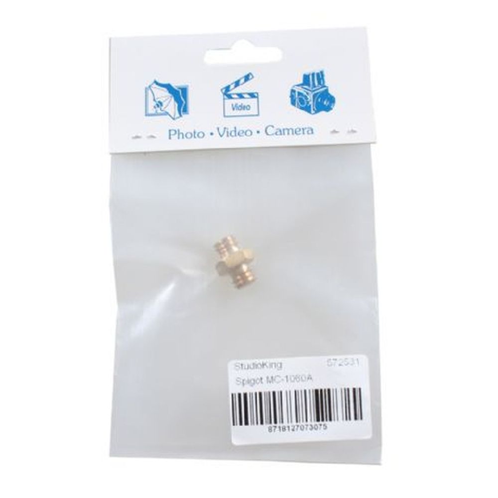 StudioKing Spigot Reducing Nipple MC-1060A 3/8" Male 3/8" Male