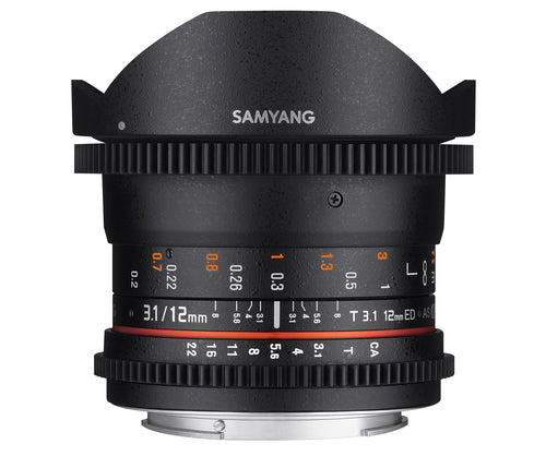 Samyang 12mm T3.1 VDSLR ED AS NCS fisheye MFT