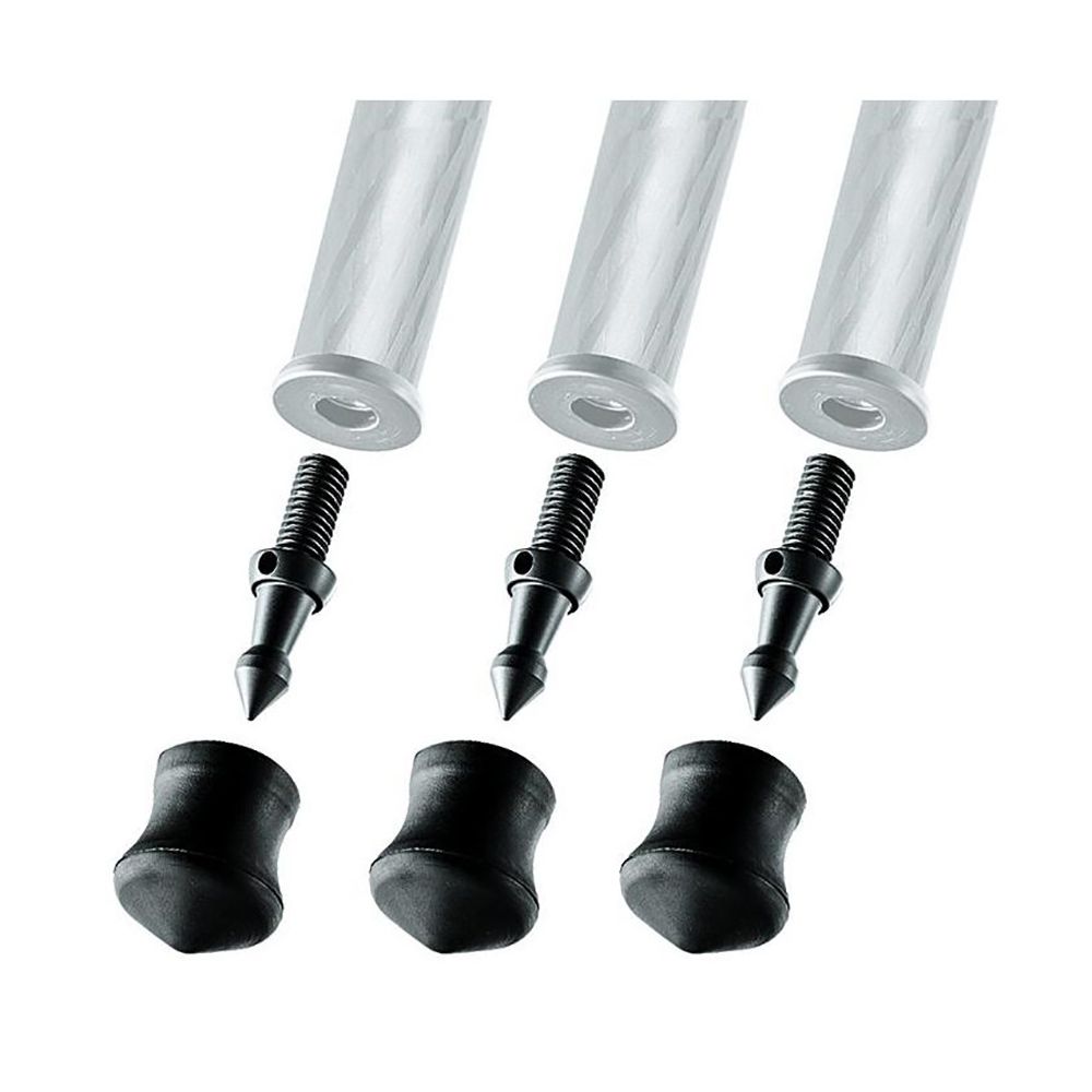 Gitzo GSF30S Spike + Rubber Foot 30mm 3 Pieces