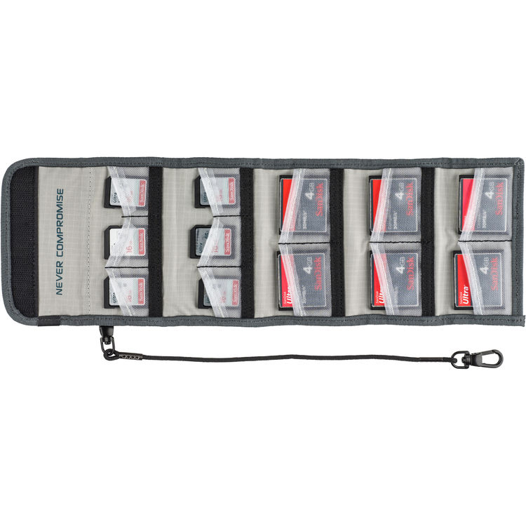 Tenba 636-251 Reload SD 6 + CF 6 Card Wallet Grey