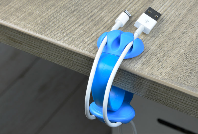Grab n Go Cable Holder Blue