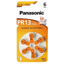 Panasonic PR13 (PR48) gehoorapparaat batteries, 6 pcs