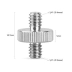 SmallRig 828 Double Head Stud with 1/4" to 1/4" thread