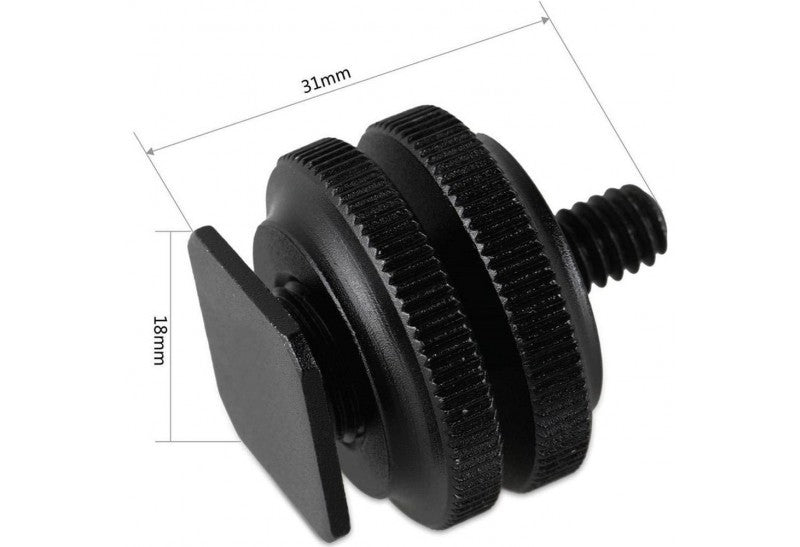 SmallRig 1631 Cold Shoe Adapter with 3/8" to 1/4" Thread 2pcs.