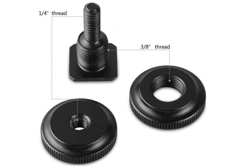 SmallRig 1631 Cold Shoe Adapter with 3/8" to 1/4" Thread 2pcs.