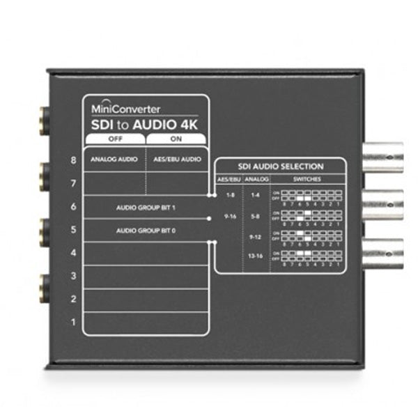 Blackmagic Mini Converter - SDI to Audio 4K