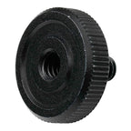 Caruba adapter screw 1/4"M - 1/4"F with metal grip - black