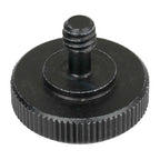Caruba adapter screw 1/4"M - 1/4"F with metal grip - black