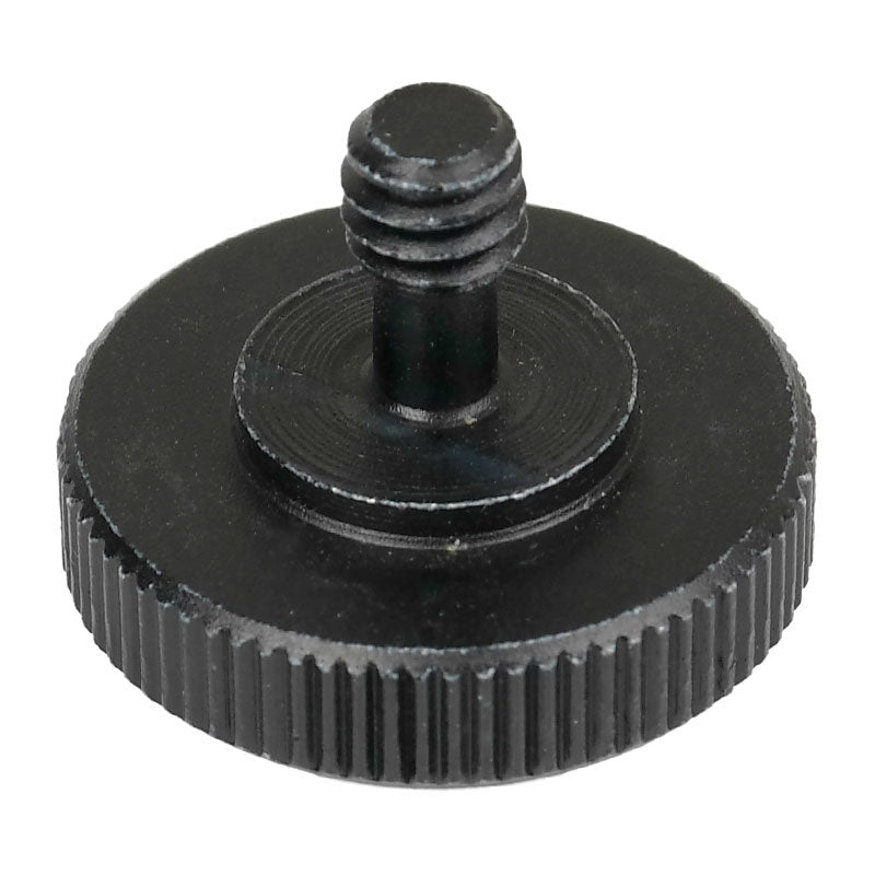 Caruba adapter screw 1/4"M - 1/4"F with metal grip - black