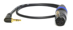 Peppercable CAY1 XLR Female - 3.5mm Mini Stereo Jack Cable 40cm