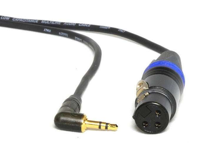 Peppercable CAY1 XLR Female - 3.5mm Mini Stereo Jack Cable 40cm