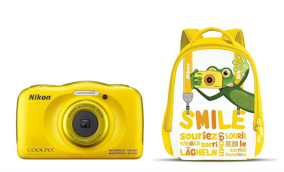 Nikon W100 Coolpix Backpack Yellow