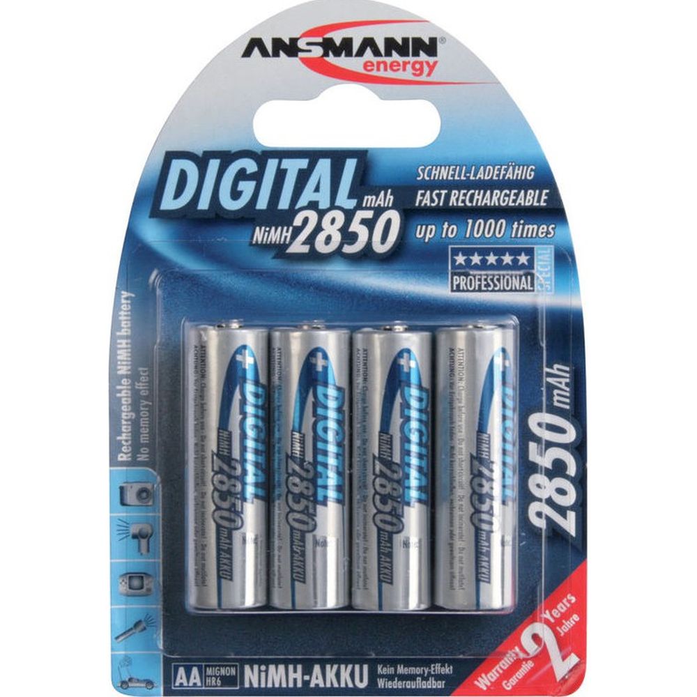 Ansmann AA 2850mAh 4 Pack