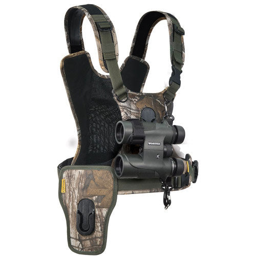 Cotton Carrier Camera Harness for 1 camera + 1 binoculars Realtree XTRA Camo
